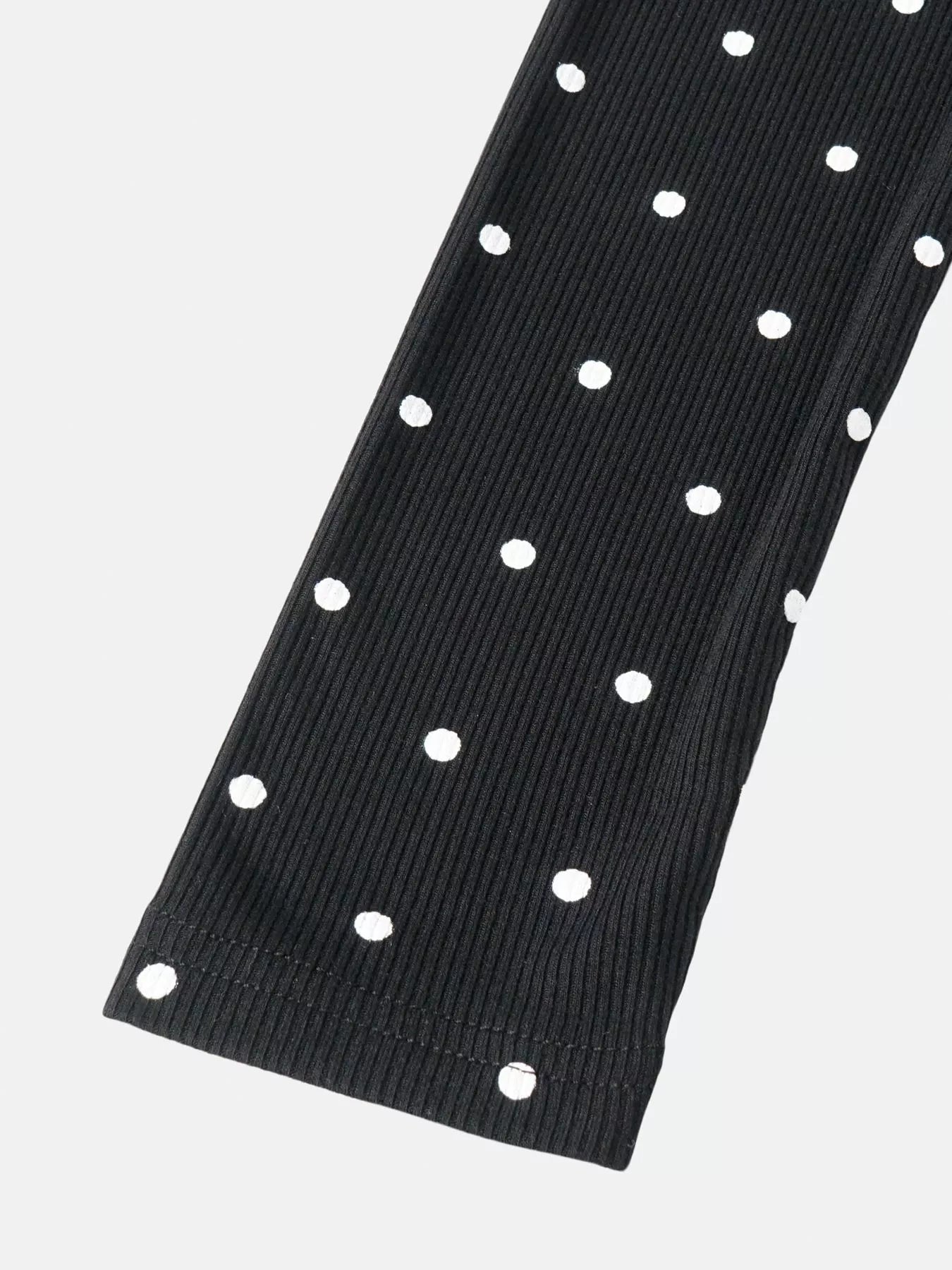 Trendsi Polka Dot Button-Down Knit Cardigan -