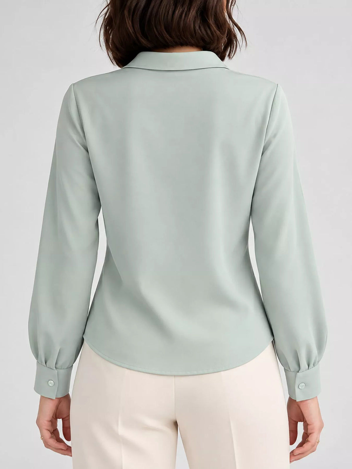Button-up shirt, mint back