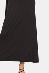 Trendsi Zenana Scoop Neck Wide Strap Tank Dress -
