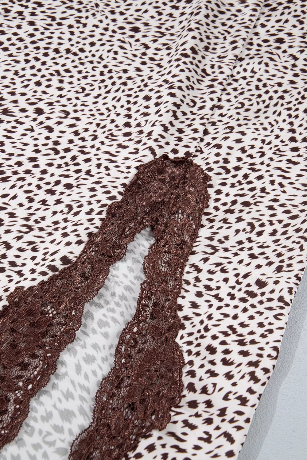 Trendsi Slit Animal Print Skirt -