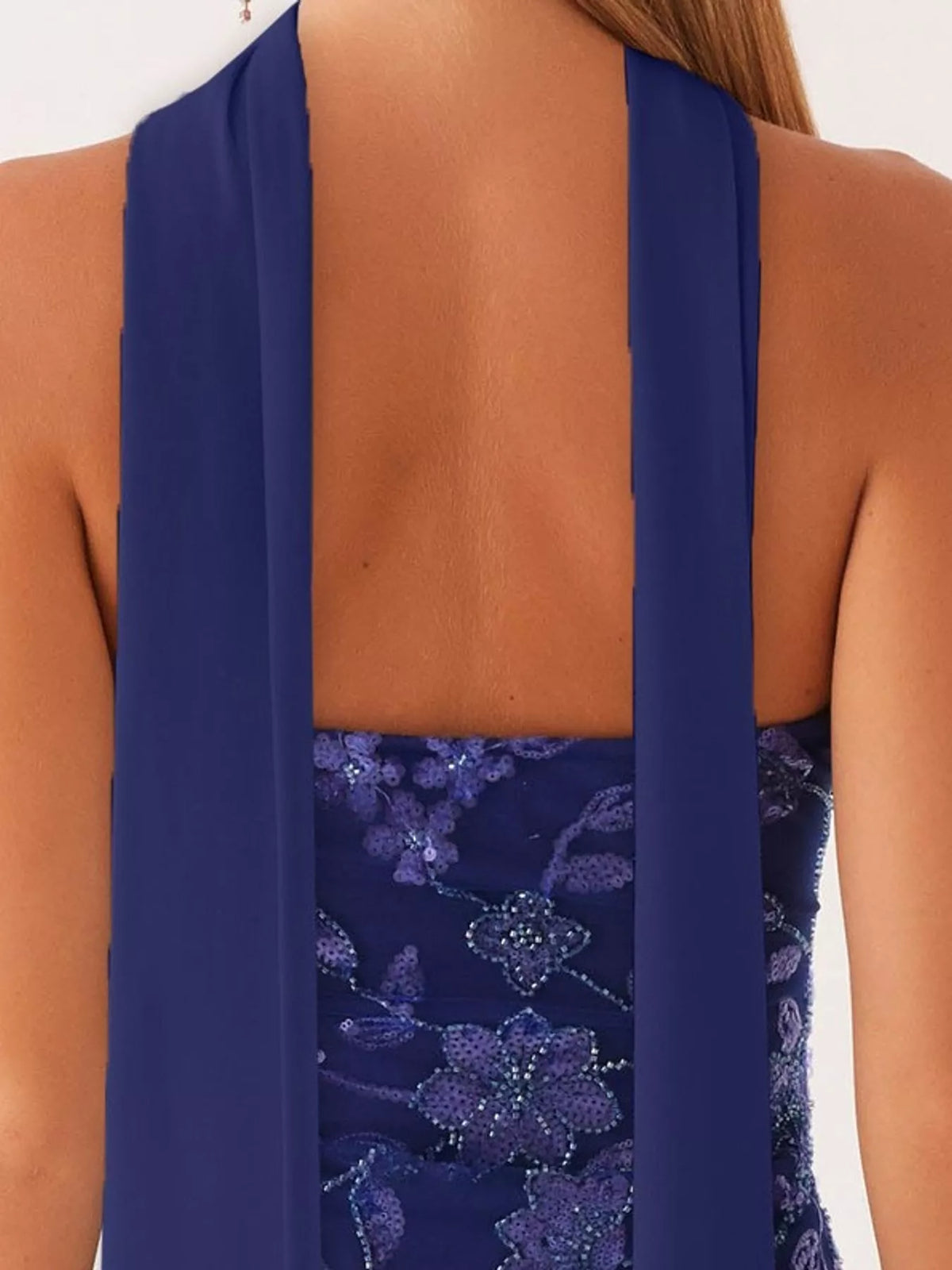 strapless mini dress, construction and design details