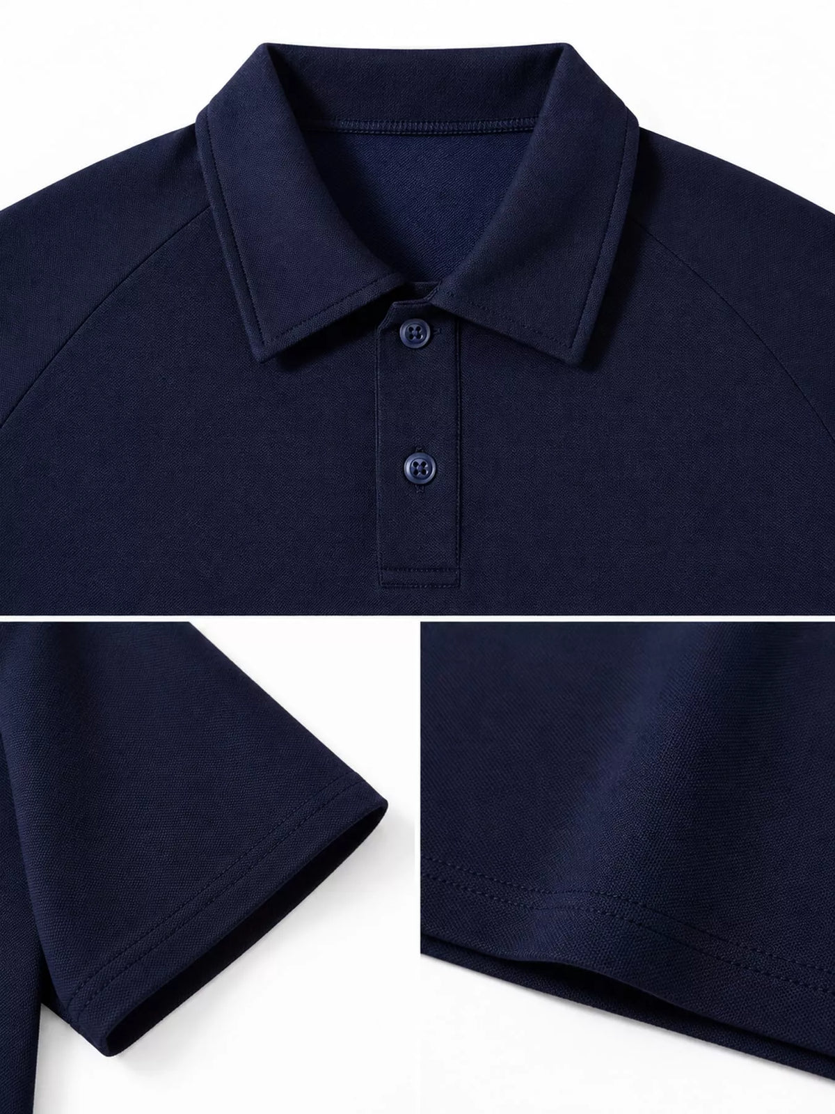 Navy Blue short sleeve polo t-shirt