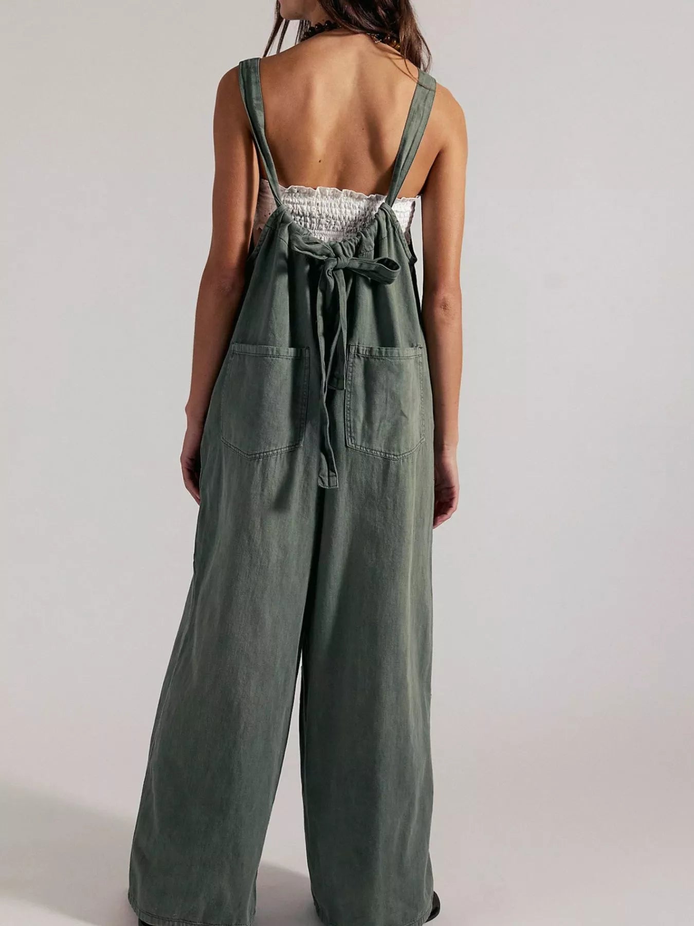 Trendsi Sleeveless Wide-Leg Jumpsuit -