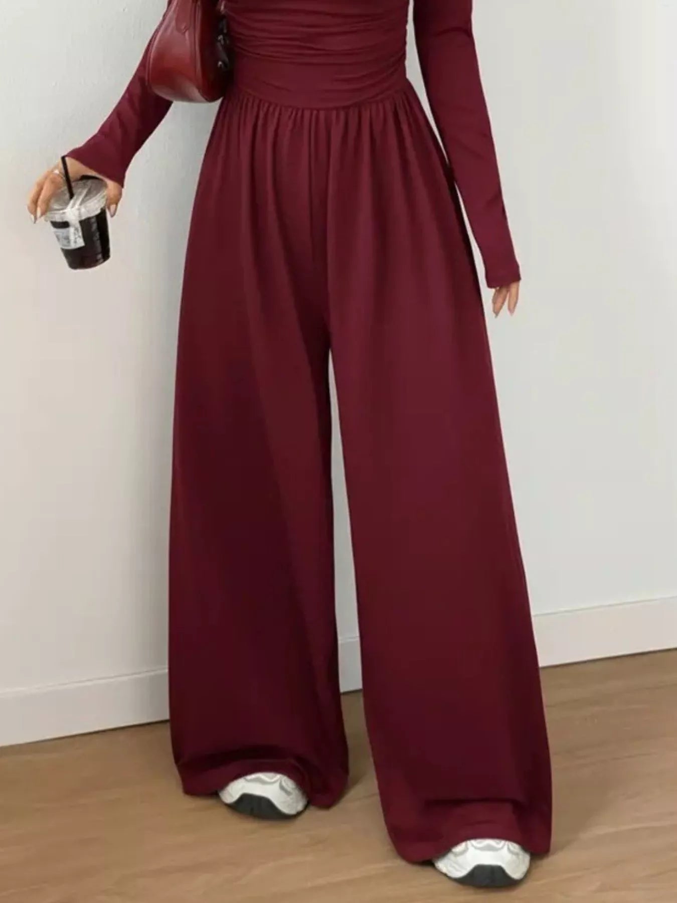 Trendsi Scoop Neck Wide Leg Jumpsuit -