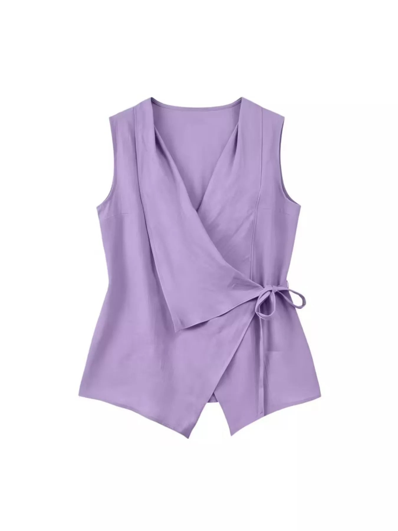 Trendsi Tie Detail Sleeveless Top -