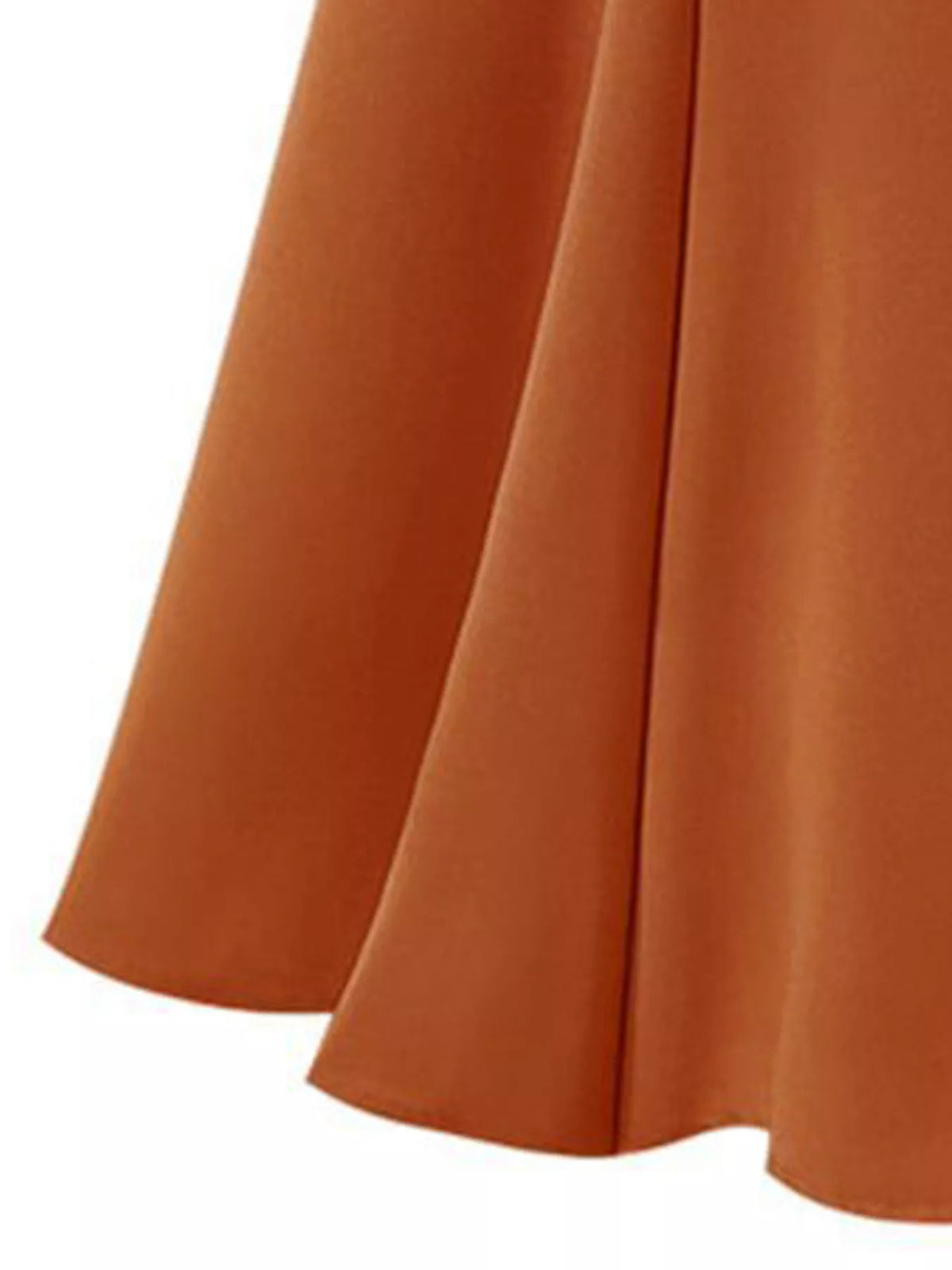 Trendsi A-Line Midi Skirt with Elastic Waistband -