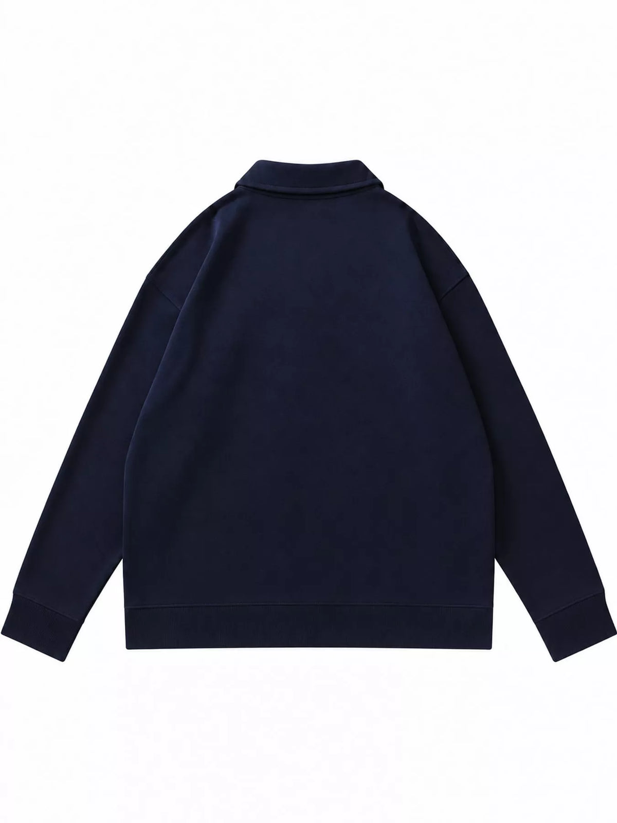 Quarter-Zip Long Sleeve Sweatshirt — back view