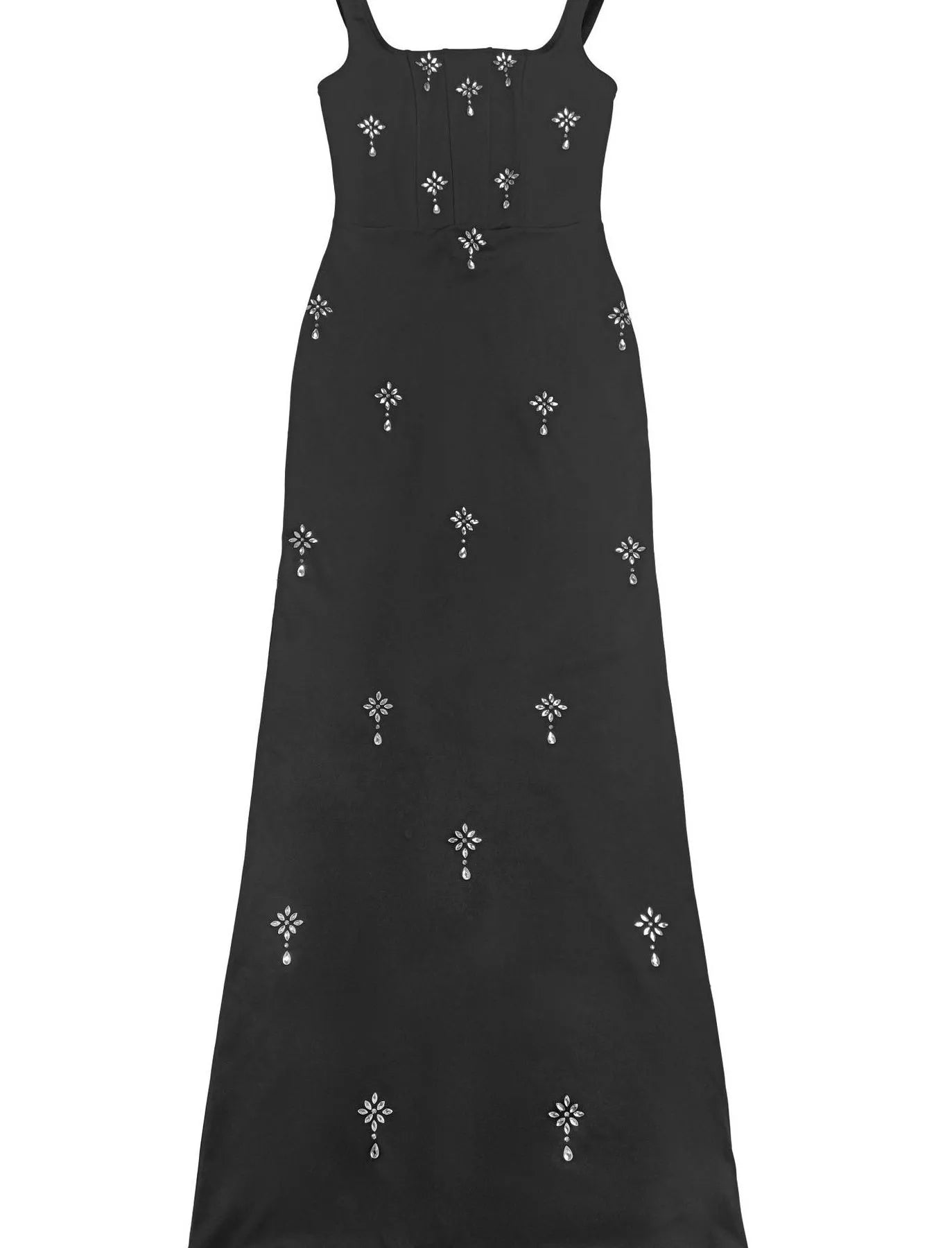 Trendsi Rhinestone Embellished Bodycon Maxi Dress -