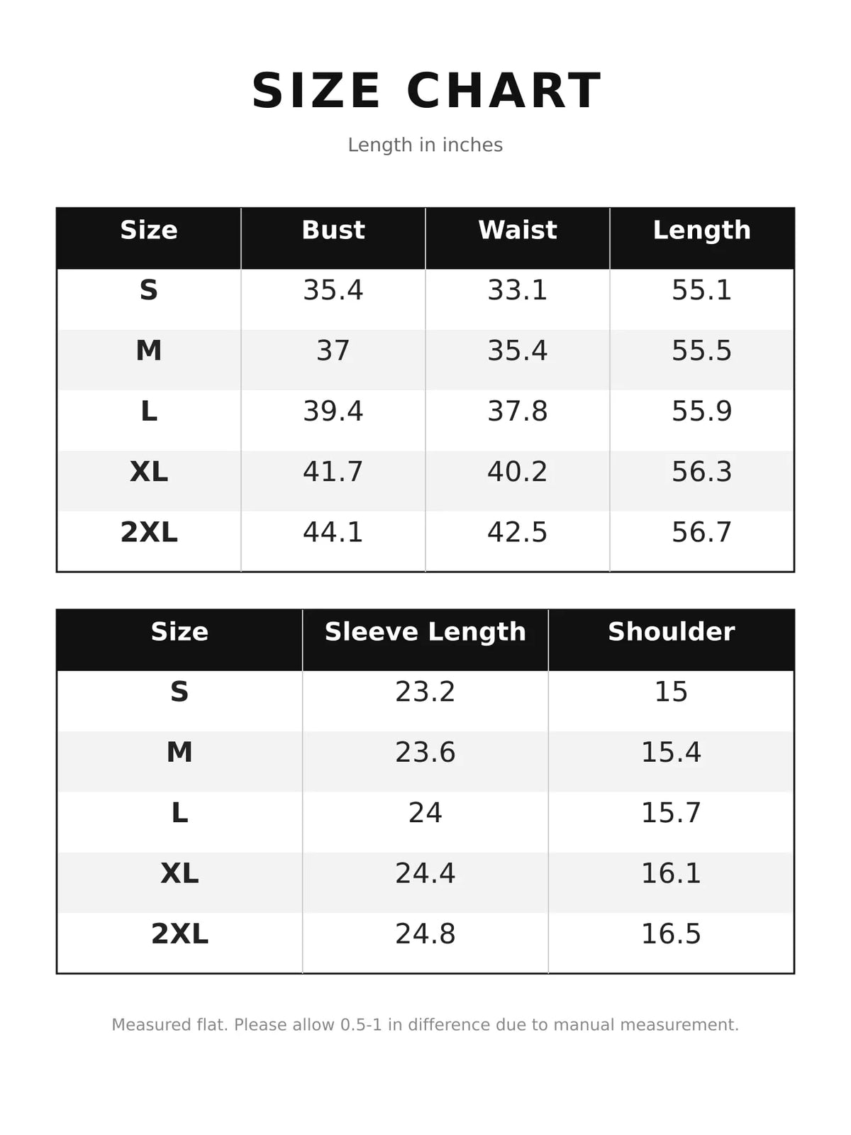 Size chart for vintage plaid button-down maxi shirt dress
