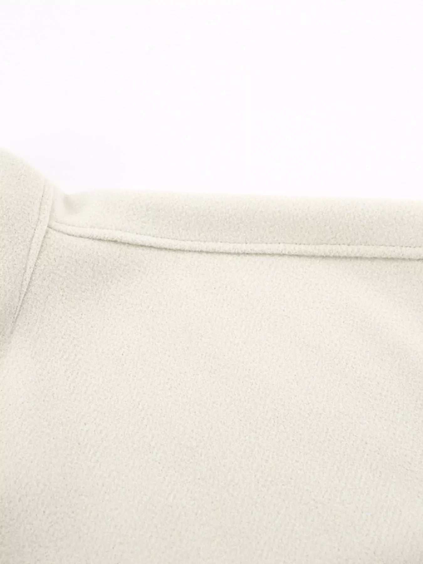 Trendsi Elegant Stand Collar Open Front Outerwear -
