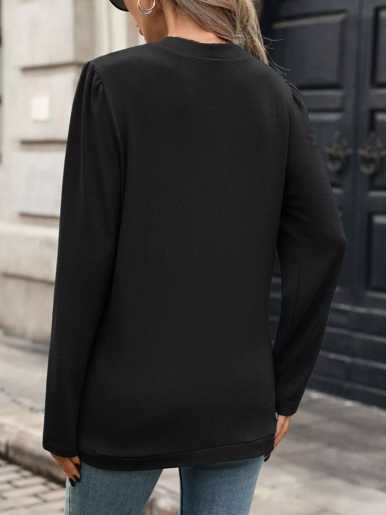 Trendsi Open Front Long Sleeve Cardigan -