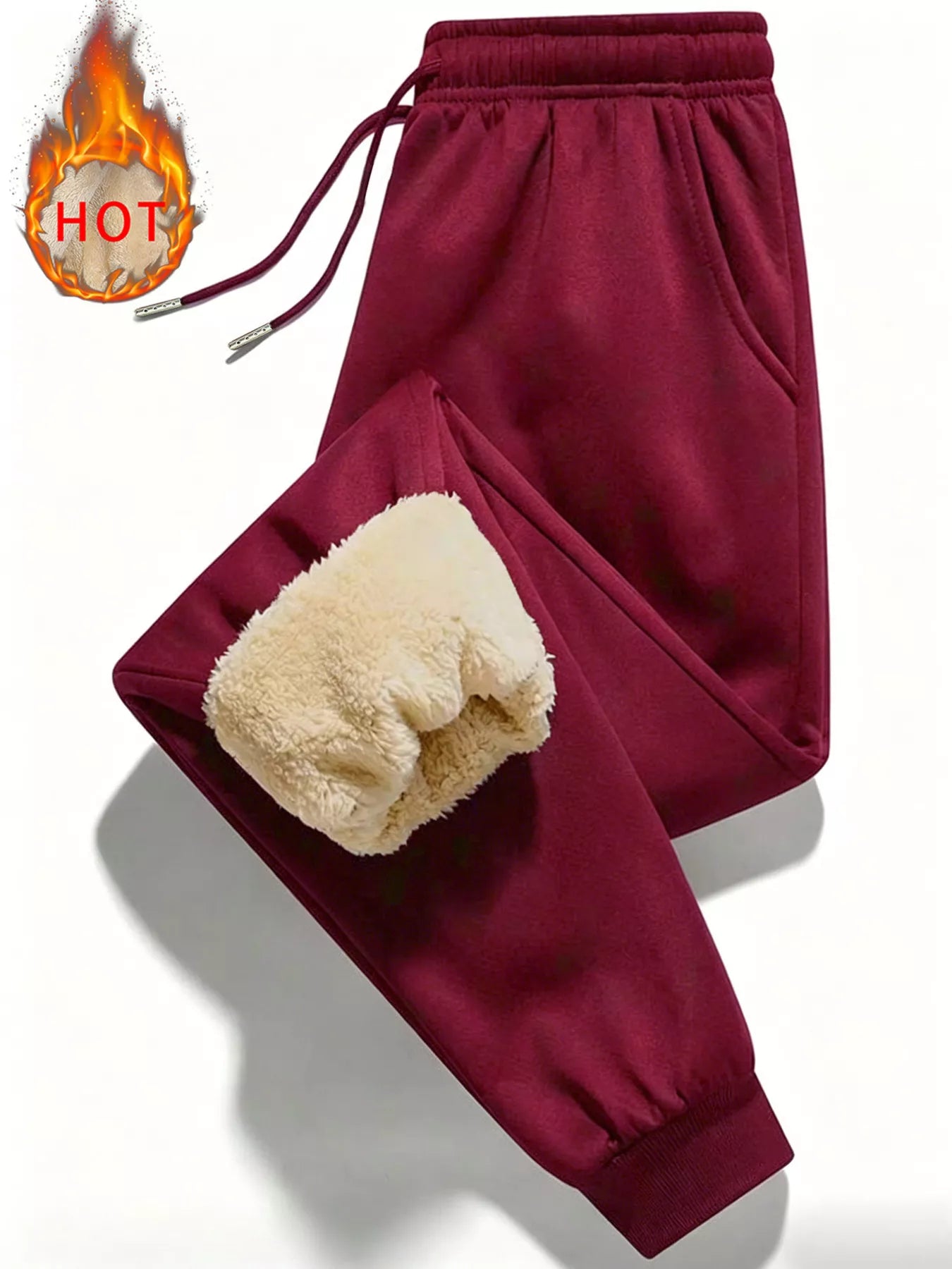 Trendsi Fleece-Lined Thermal Pants -
