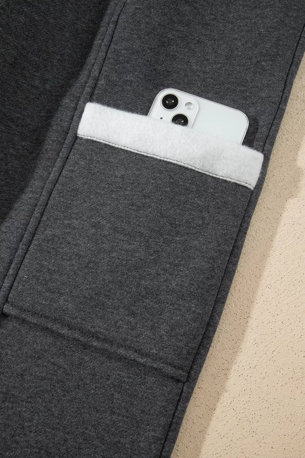 Trendsi Crew Neck Long Sleeve Top and Joggers Set -