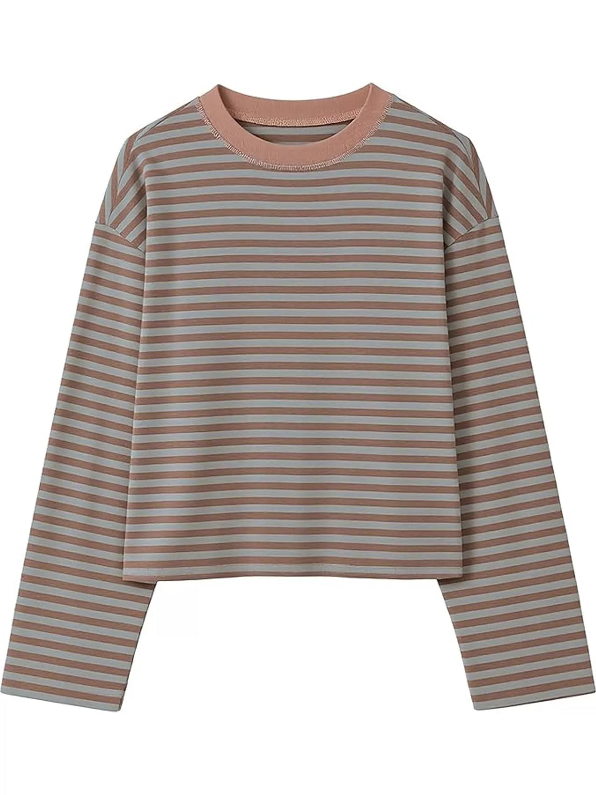 Long Sleeve Crew Neck T-Shirt — garment front