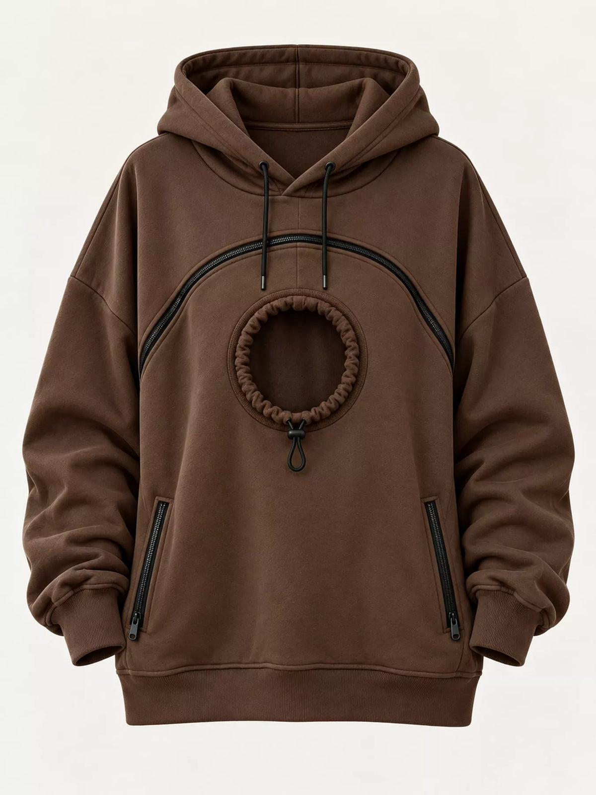 Coffee kangaroo pet pouch hoodie