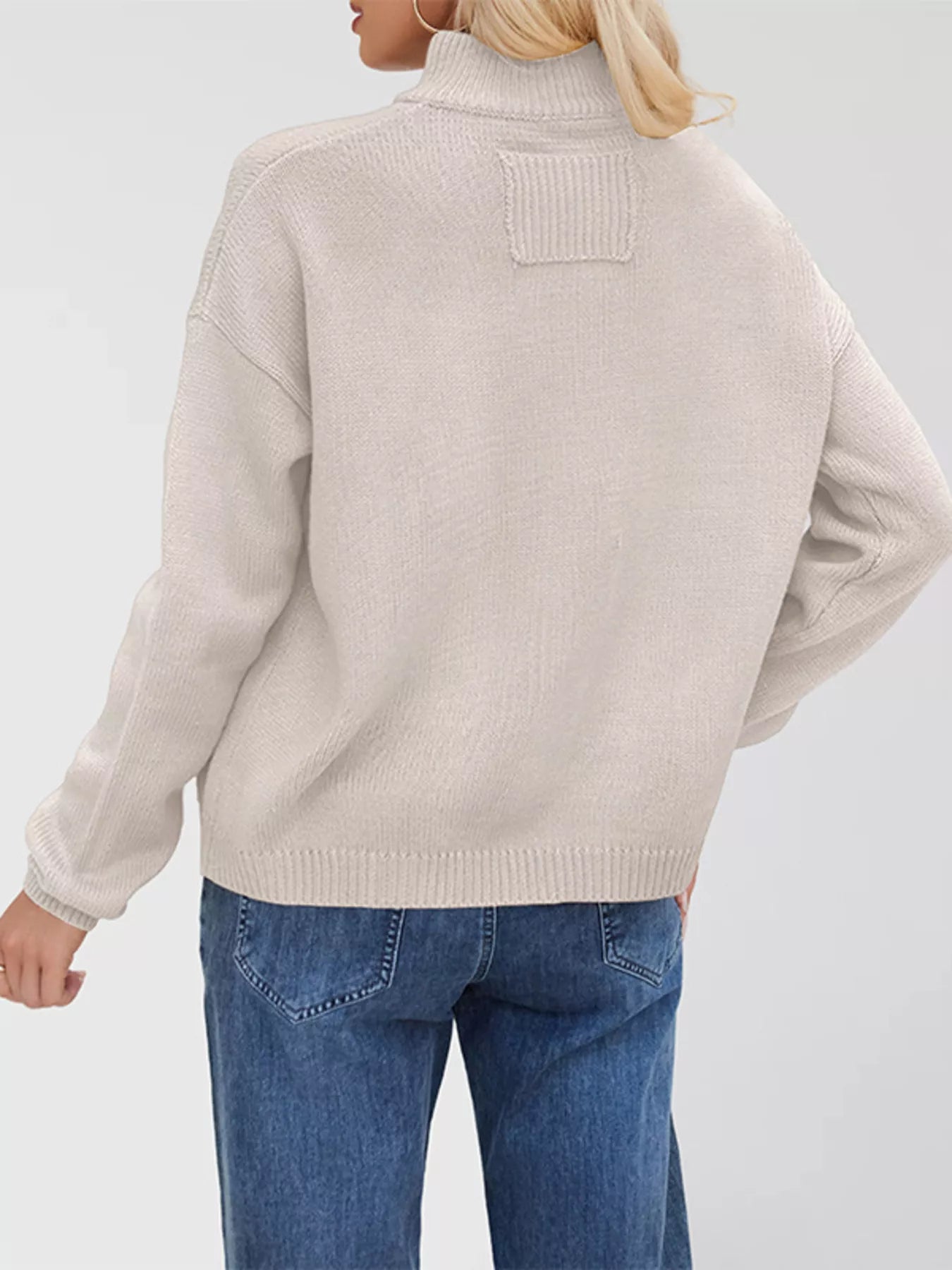 Trendsi Button Up Dropped Shoulder Cardigan -