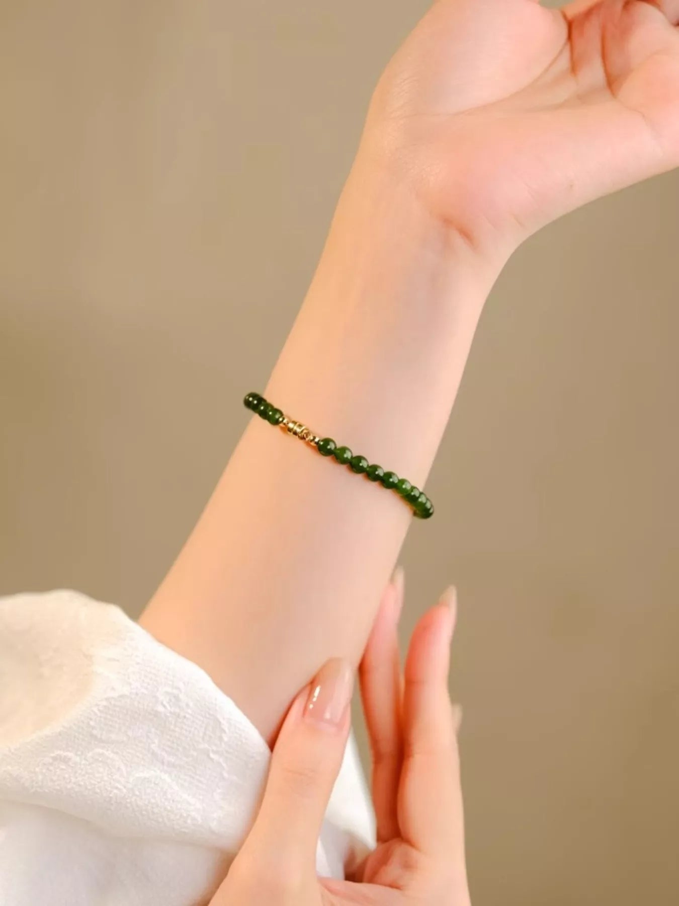 Trendsi Agate Beaded Bracelet -