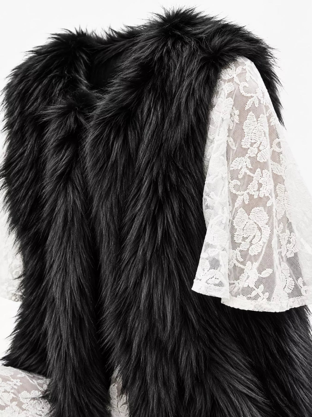 Sleeveless vest, back view
