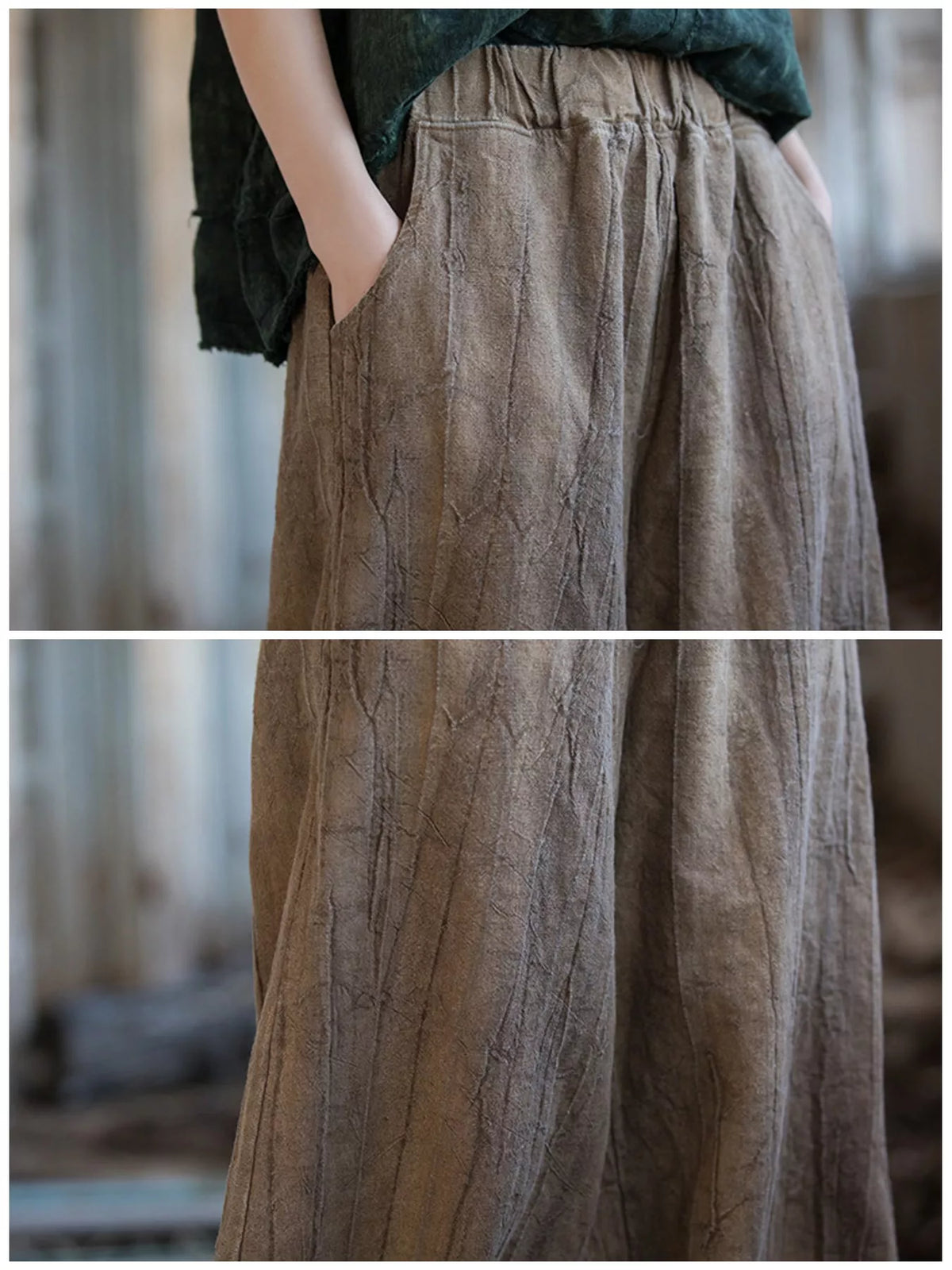 pants, construction and design details