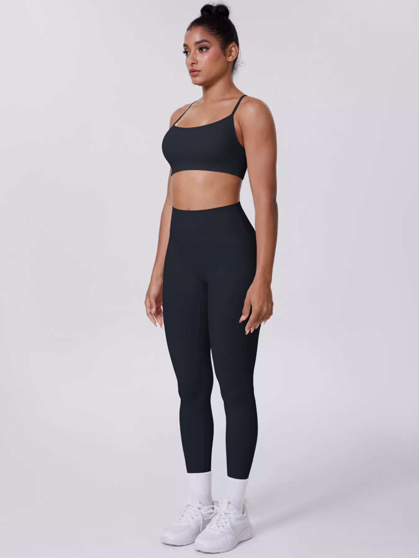Trendsi Criss-Cross Back Cami and Leggings Active Set -