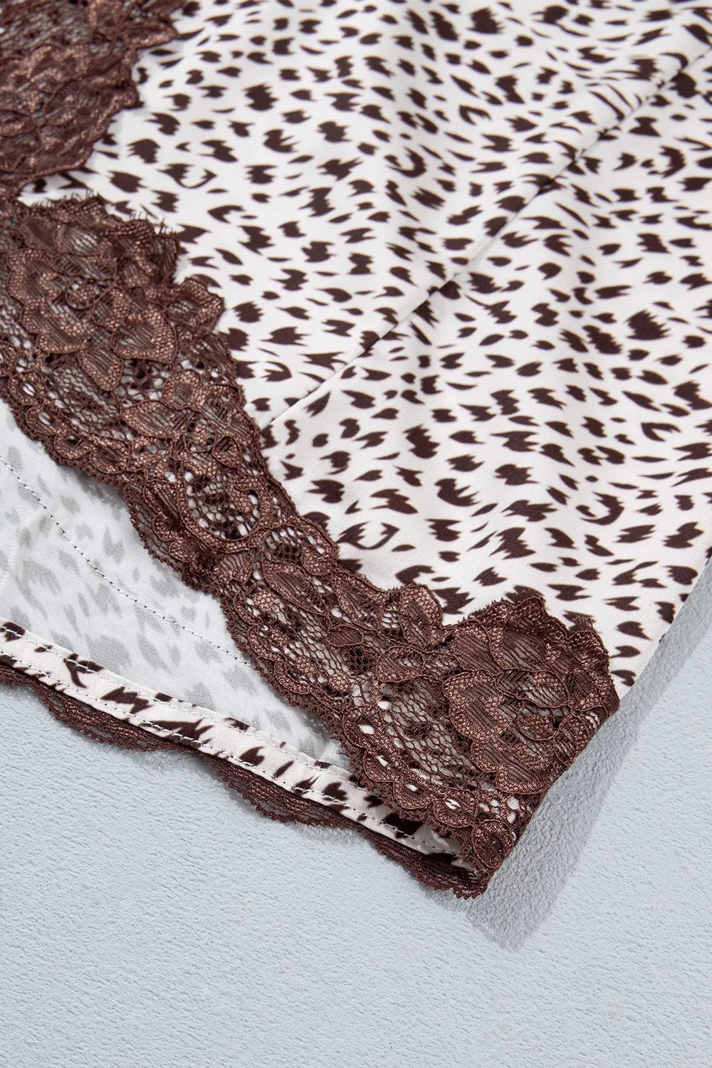 Trendsi Slit Animal Print Skirt -