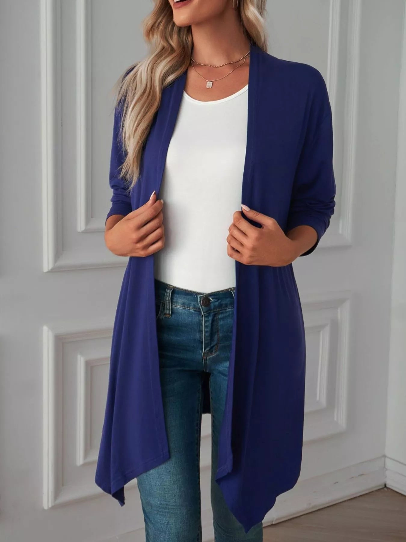 Trendsi Lightweight Open Front Cardigan -