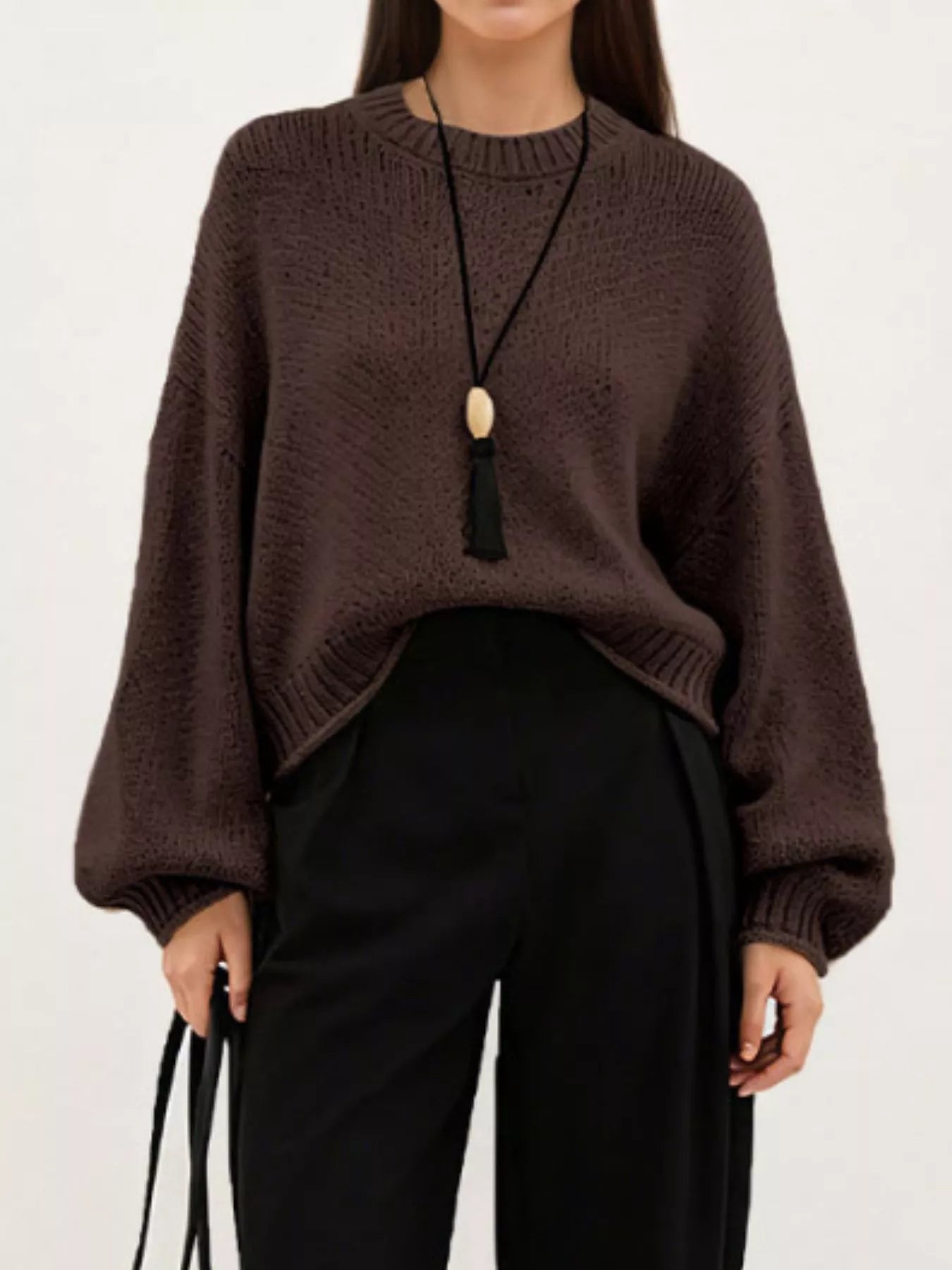 Trendsi Oversized Chunky Knit Sweater -