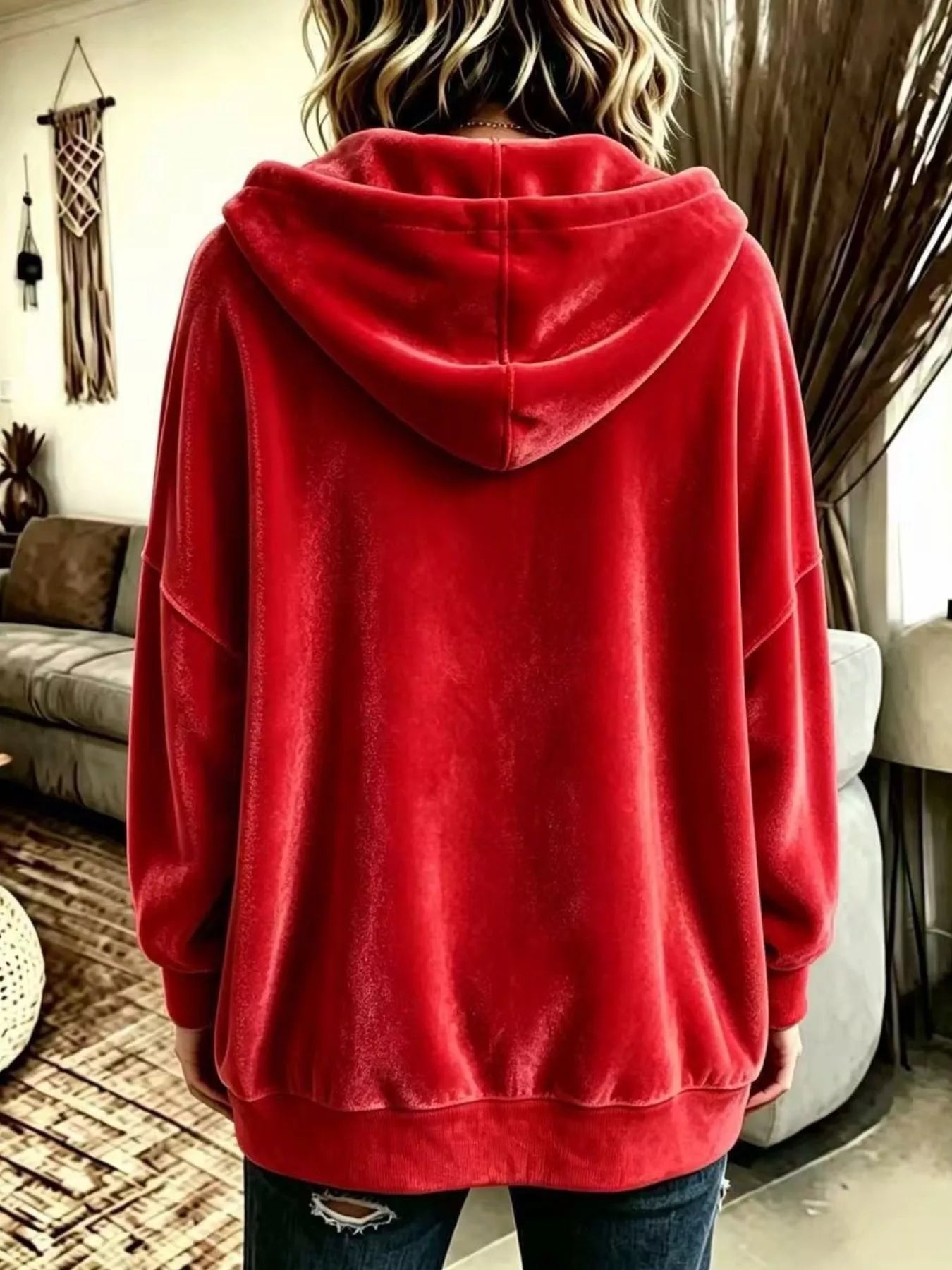 Trendsi Full Size Casual Button-Down Hooded Outerwear Plus Size -