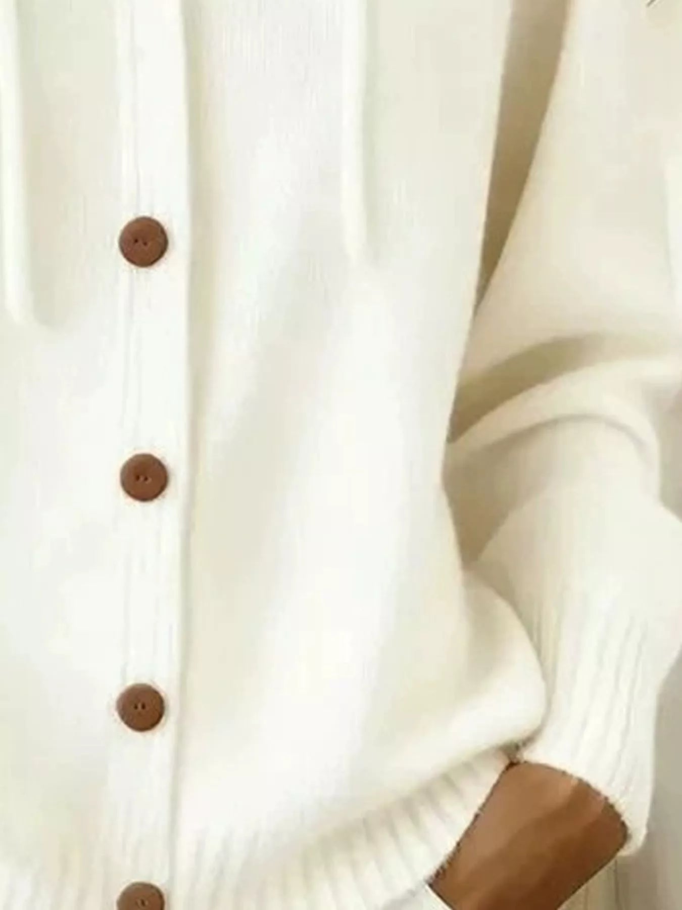 Trendsi Hooded Button-Up Cardigan -