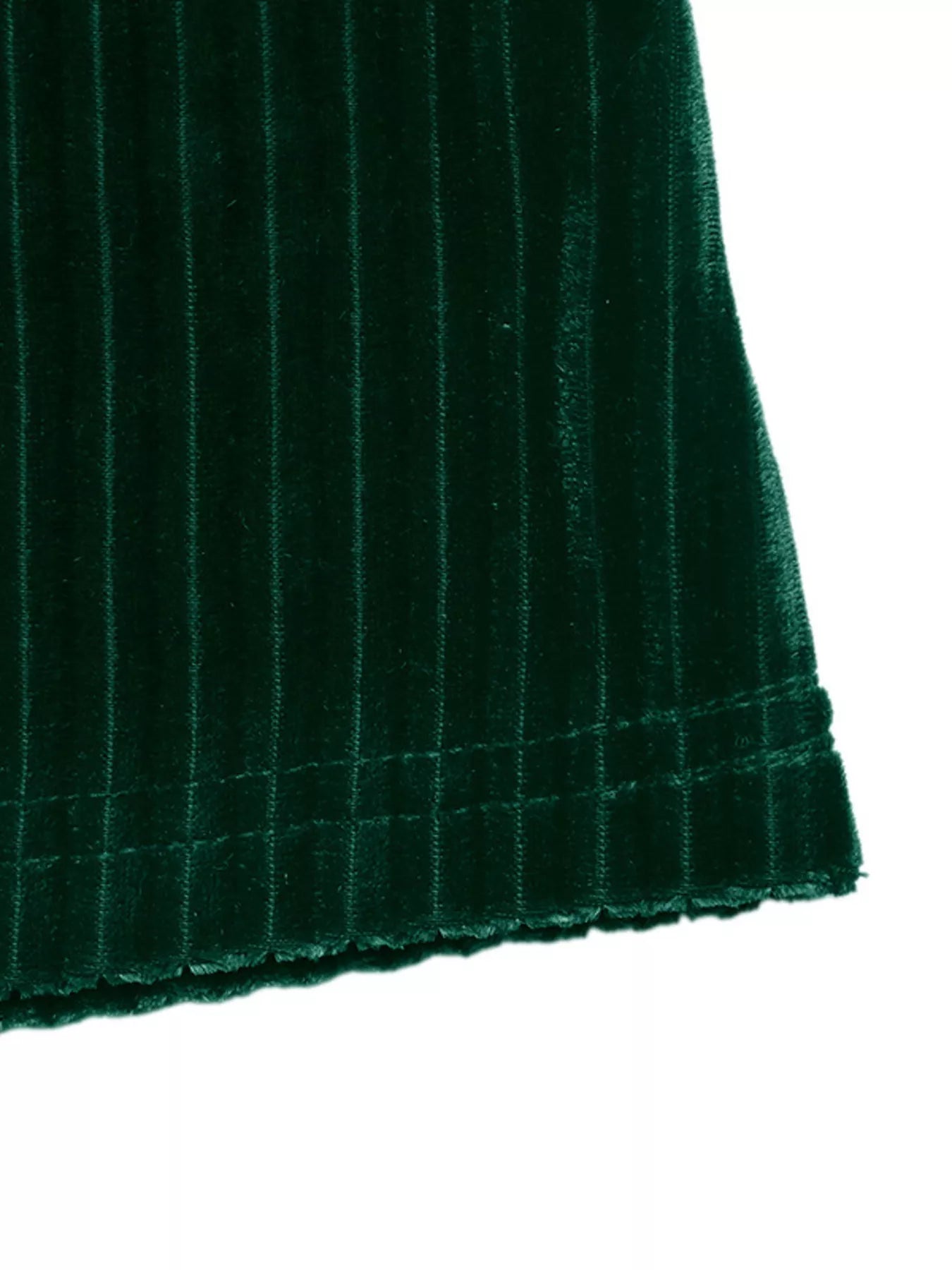 Trendsi Ribbed Keyhole Long Sleeve Mini Dress -