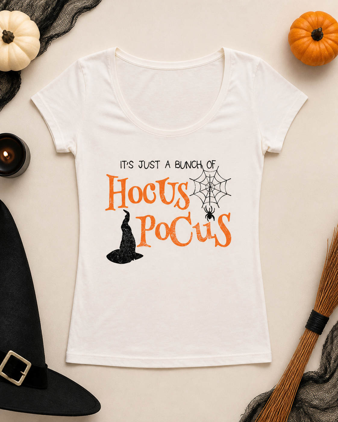 Niobe Clothing Hocus Pocus Holiday Graphic T-Shirt in Black - T-Shirts g_shirts