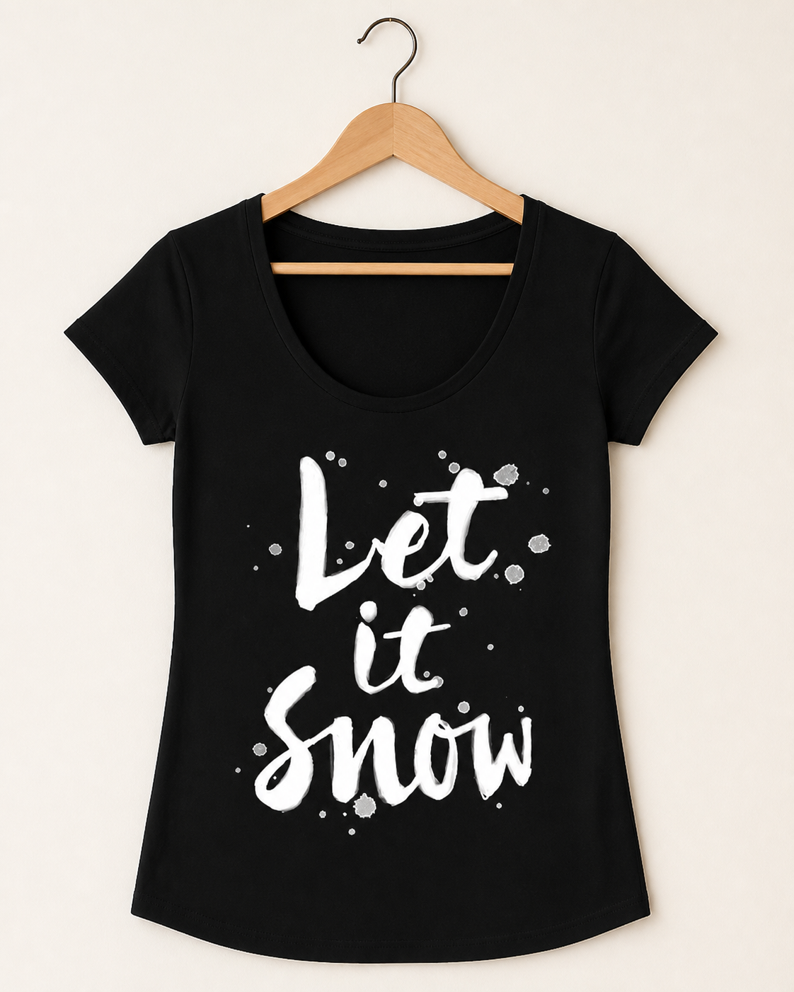Niobe Clothing Let It Snow Holiday Graphic T-Shirt - T-Shirts holiday