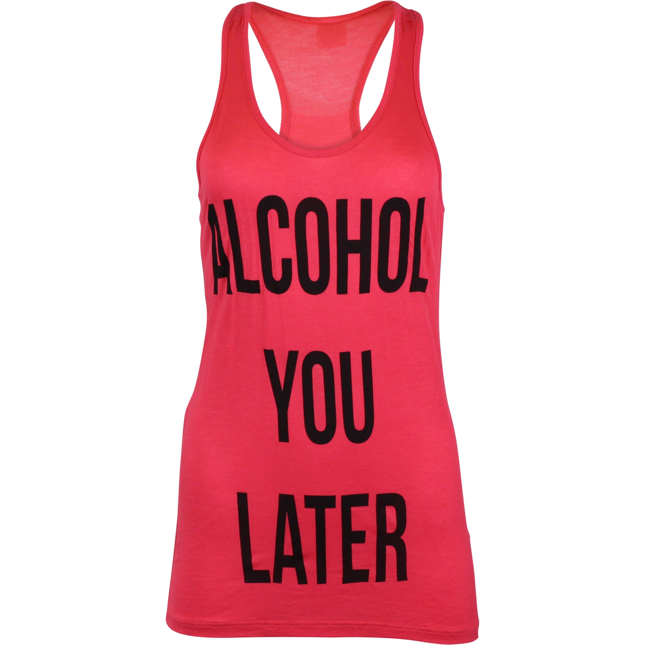 Niobe Clothing Alcohol You Later Racerback Tank Top - Tank Tops g_tanktops