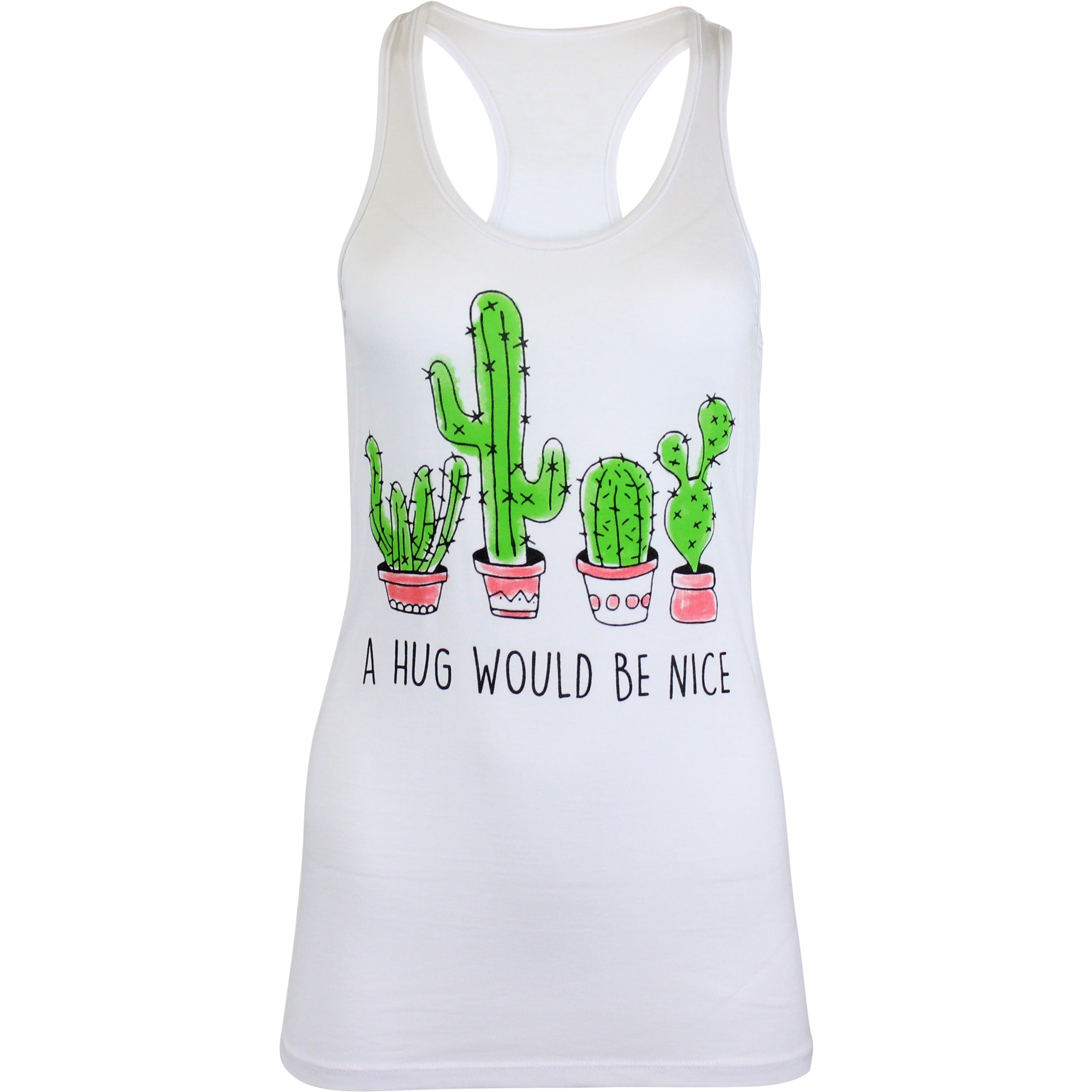 Niobe Clothing A Hug Would Be Nice Racerback Tank Top - Tank Tops g_tanktops