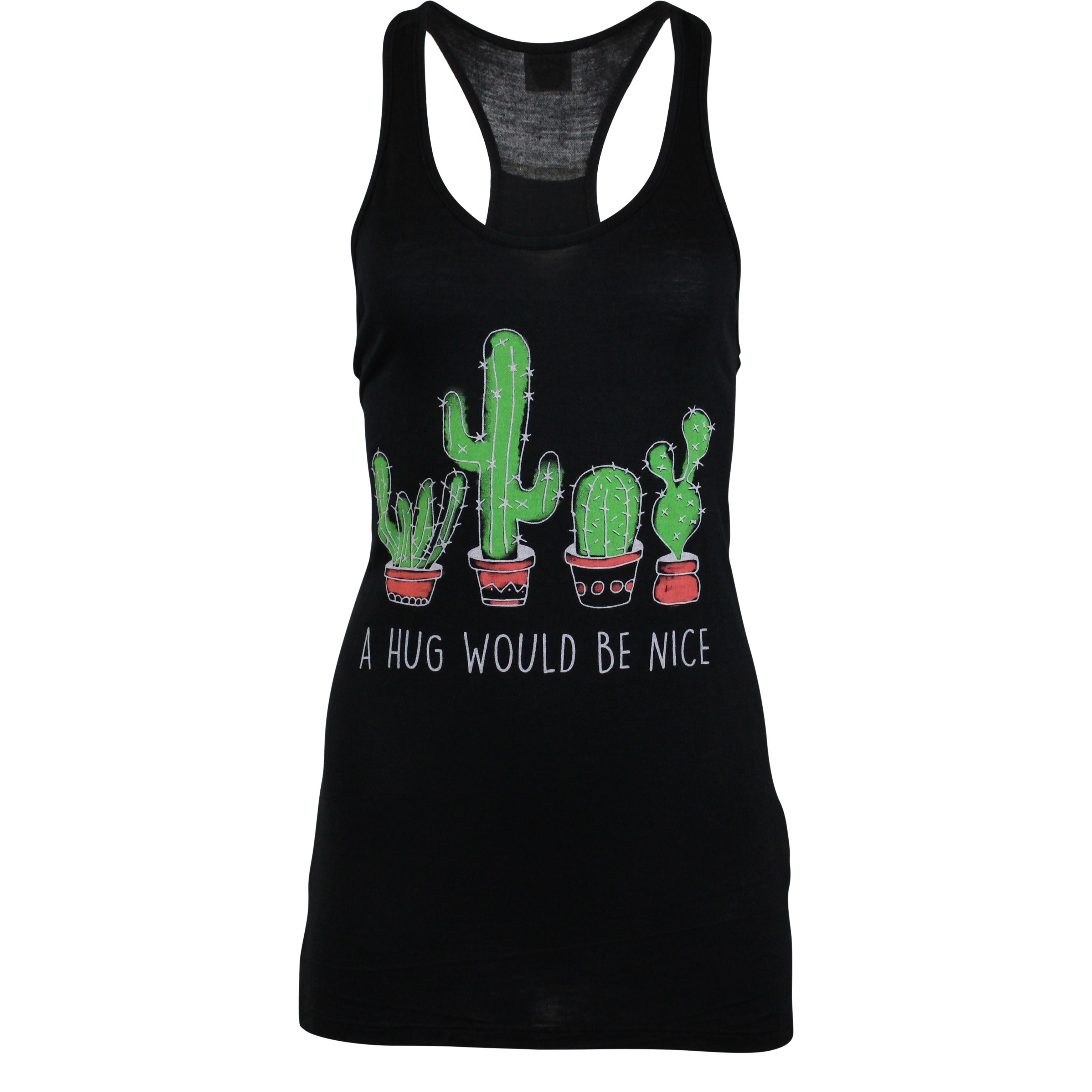 Niobe Clothing A Hug Would Be Nice Racerback Tank Top - Tank Tops g_tanktops