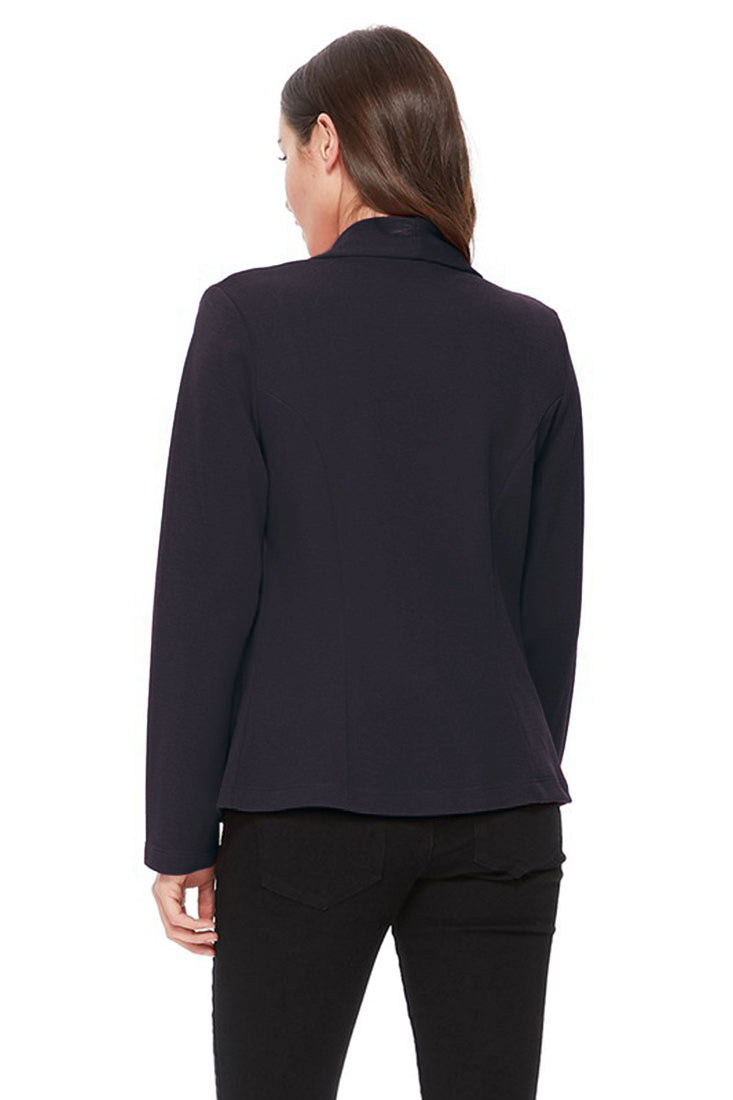 Zenana Lightweight Casual Open Front Blazer - Pea Coats sb_outerwear
