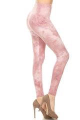 Pink Pastel Tie Dye Leggings