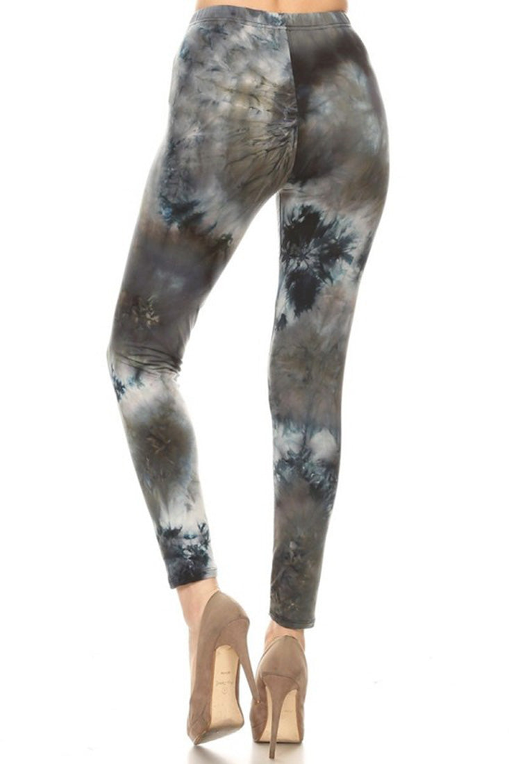 Niobe Clothing Shadow Tie Dye Leggings - Leggings p_leggings