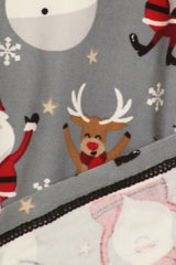 Niobe Clothing Grey Christmas Design Leggings - leggings