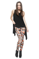 Niobe Clothing Giraffe Digital Print Leggings - leggings