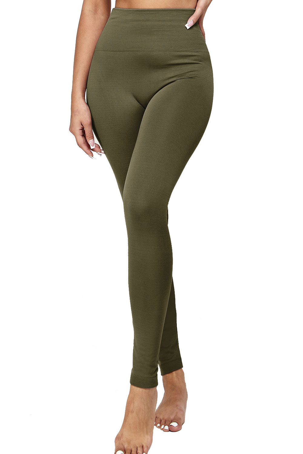 Freezia High Waist Seamless Fleece Lined Leggings - Leggings sb_bottoms