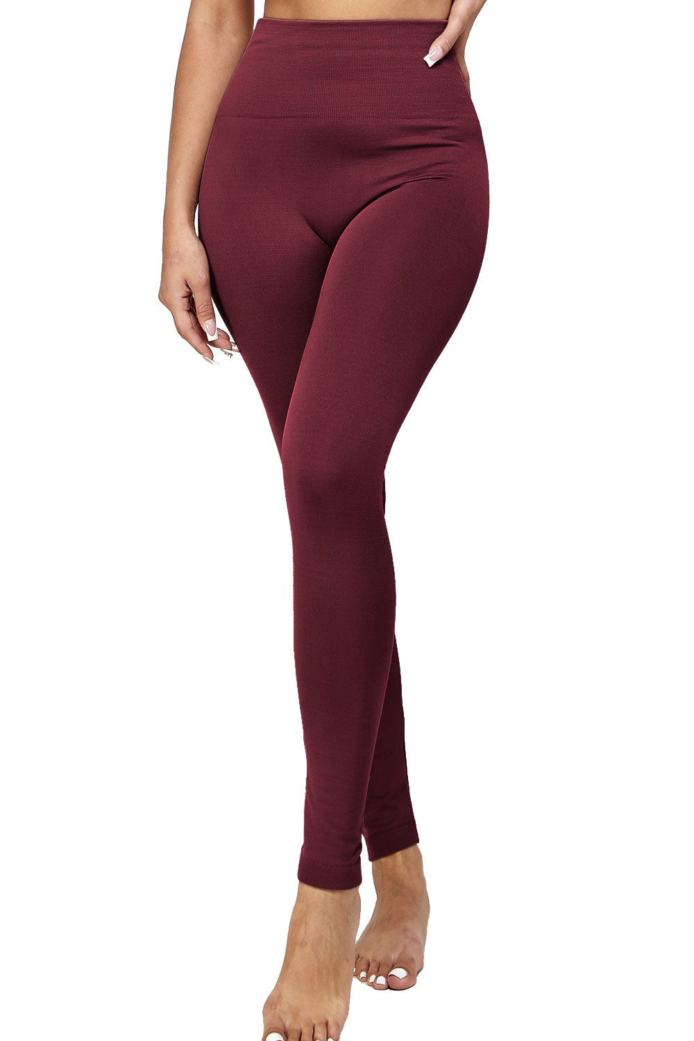 Freezia High Waist Seamless Fleece Lined Leggings - Leggings sb_bottoms