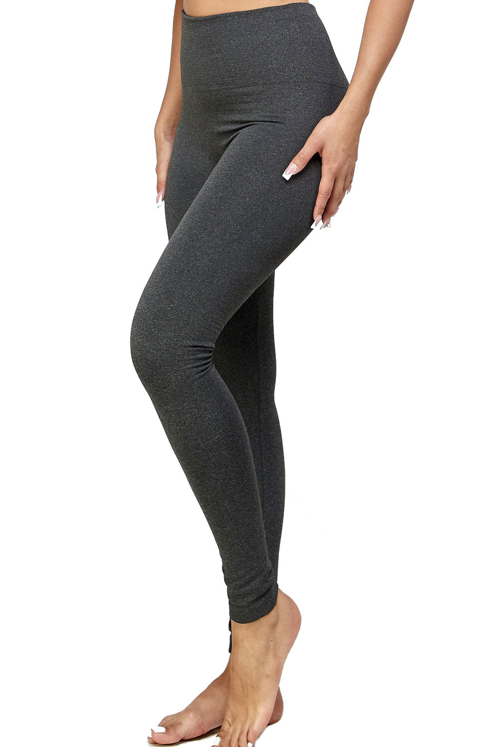 Freezia High Waist Seamless Fleece Lined Leggings - Leggings sb_bottoms