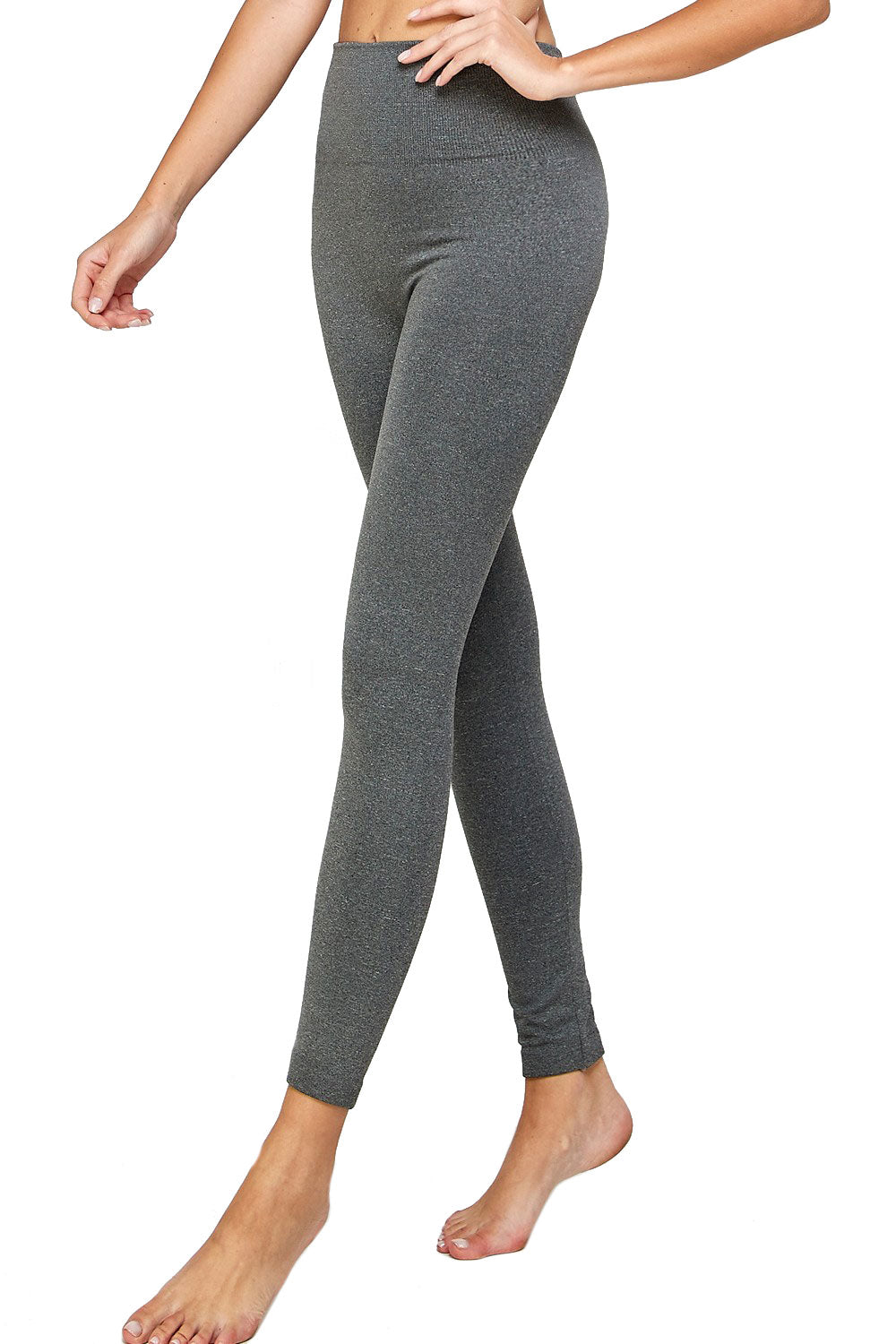 Freezia High Waist Seamless Fleece Lined Leggings - Leggings sb_bottoms