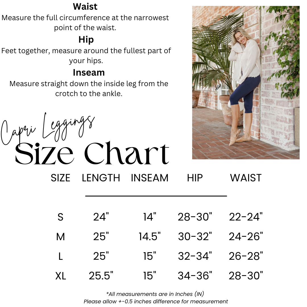 Zenana High Waist Cotton Capri Leggings - Legging Shorts sb_bottoms