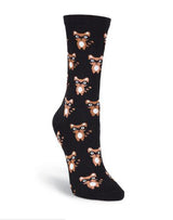 K. Bell Ninja Raccoon Crew Socks - Socks