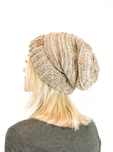 Unisex Solid Color Knit Oversized Slouchy Beanie
