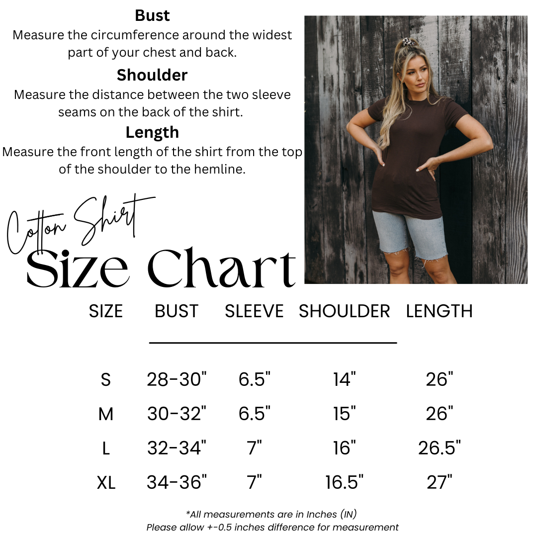 Zenana Cotton Crew Neck Short Sleeve Long Tee Shirt - T-Shirts sb_tops