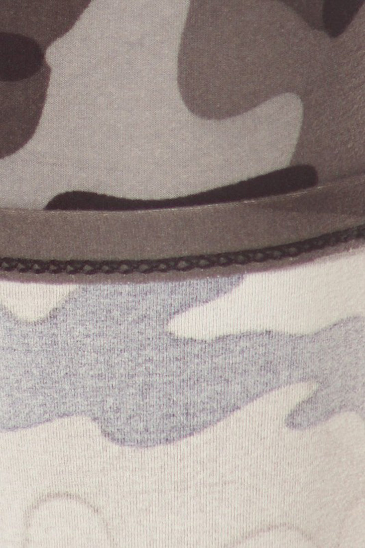 Niobe Clothing Grey Camo Leggings - Leggings leggings