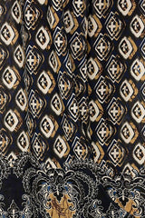 Niobe Clothing High Waist Foldover Boho Palazzo Pants (Midnight Sahara) - pants